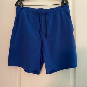 MENS LULULEMON Running Shorts // blue // size XL